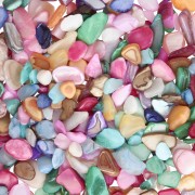 Bustina di frammenti di conchiglia non forati e colorati - Multicolore x 45 g