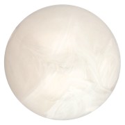 Perle acriliche rotonde traslucide da 15,5 mm - Avorio marmorizzato x5
