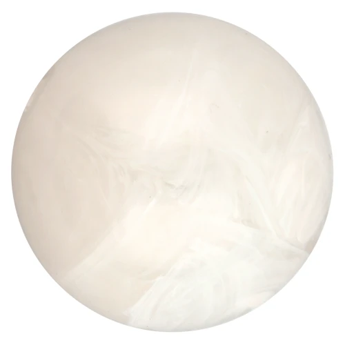 Perle acriliche rotonde traslucide da 15,5 mm - Avorio marmorizzato x5