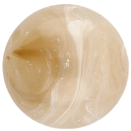Perle acriliche rotonde traslucide da 15,5 mm - Beige marmorizzato x5