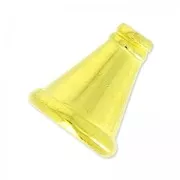 Cono liscio mm. 10x11 Dorato con oro fino x2