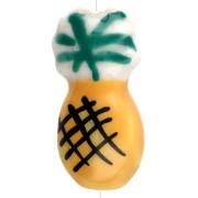 22x11 mm Ananas in ceramica - Giallo - Verde x1