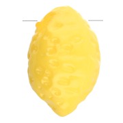 giallo - Perlina limone acrilica opaca 13x9 mm - Giallo x10 Perlina limone acrilica opaca 13x9 mm - Giallo x10
