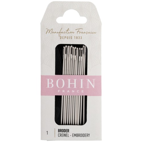 Aghi da ricamo - Bohin - N. 1 x 12