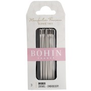 Aghi da ricamo - Bohin - N. 3 x 12