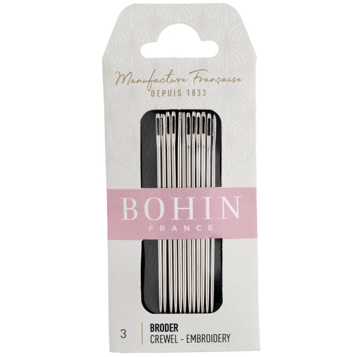Aghi da ricamo - Bohin - N. 3 x12