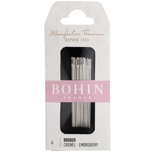 Aghi da ricamo - Bohin - N. 6 x 15