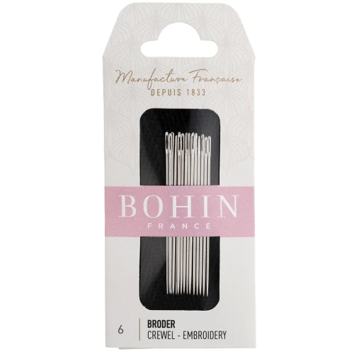 Aghi da ricamo - Bohin - N. 6 x15