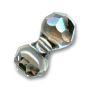 Perlina modulare Swarovski 5150 11x6 mm Diamante nero x1