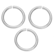 Anelli aperti 5x0,6 mm - Acciaio inossidabile 316L x100