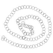 Anelli aperti 5x0,6 mm - Acciaio inossidabile 316L x100