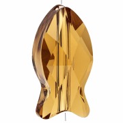 Perla Fish bead PureCrystal 5727 14 mm - Topazio x1