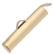 Oro 24 Carati - Puntali per intrecciare perline rocaille e Delica da 20 mm, acciaio inossidabile 304 Dorato, 2 pezzi Puntali per intrecciare perline rocaille e Delica da 20 mm, acciaio inossidabile 304 Dorato, 2 pezzi