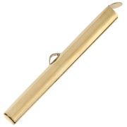 Oro 24 Carati - Puntali per intrecciare perline rocaille e Delica da 40 mm, acciaio inossidabile 304 Dorato, 2 pezzi Puntali per intrecciare perline rocaille e Delica da 40 mm, acciaio inossidabile 304 Dorato, 2 pezzi