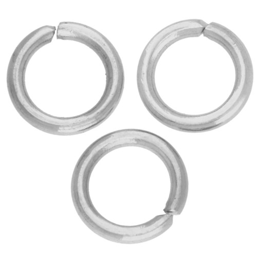 Anelli aperti 6x1 mm - Acciaio inossidabile 316L x10