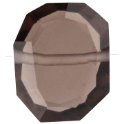 Perla taglio irregolare 14x18 mm - Quarzo fumé x1