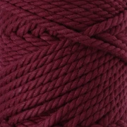 Bobina di cordoncino di cotone per macramè da 3 mm - Granato x 50 m