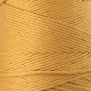 Bobina di cordoncino in cotone macramè Organic Cotton Detox XL pettinato - Senape x 200 m