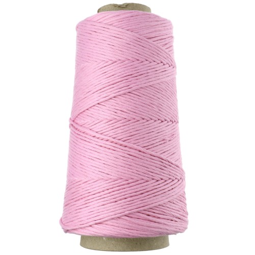 Gomitolo di cordoncino in cotone macramè Organic Cotton Detox XL pettinato - Rosa Blush x 200 m