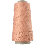 Gomitolo di cordoncino in cotone macramè Organic Cotton Detox XL pettinato - Salmone x 200 m