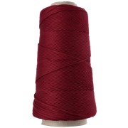 Gomitolo di cordoncino in cotone macramè Organic Cotton Detox XL pettinato - Granato x200 m