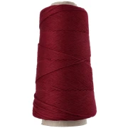 Gomitolo di cordoncino in cotone macramè Organic Cotton Detox XL pettinato - Granato x200 m