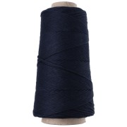Blu Marino - Gomitolo di cordoncino in cotone macramè Organic Cotton Detox XL pettinato - Blu navy x 200 m Gomitolo di cordoncino in cotone macramè Organic Cotton Detox XL pettinato - Blu navy x 200 m