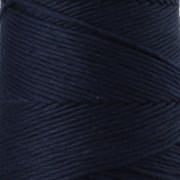 Gomitolo di cordoncino in cotone macramè Organic Cotton Detox XL pettinato - Blu navy x 200 m