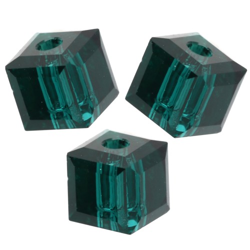 Cubetti PureCrystal 5601 da 4 mm - Smeraldo x8
