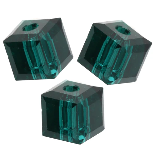 Cubetti PureCrystal 5601 da 4 mm - Smeraldo x8