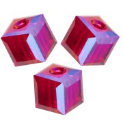 Cubetti PureCrystal 5601 da 4 mm - Light Siam Shimmer x8