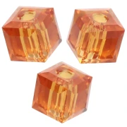 Swarovski 5601 cubi di topazio da 4 mm x8
