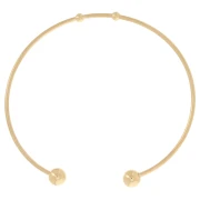 Bracciale con perline da 63 mm - Acciaio inossidabile 304 Gold x1