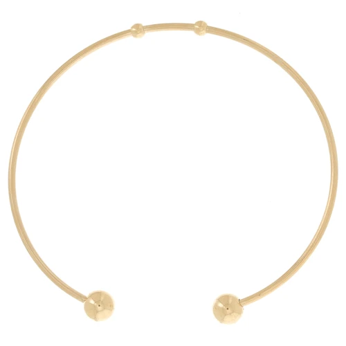 Bracciale piccolo da 61,5 mm - Acciaio inossidabile 304 Dorato x1