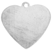 Ciondolo a forma di cuore ImpressArt 16x16,5 mm - Alluminio x1