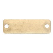 Mini distanziatore rettangolare ImpressArt 16x5 mm - Ottone x1