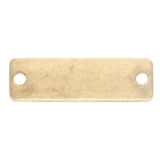 Mini distanziatore rettangolare ImpressArt 16x5 mm - Ottone x1