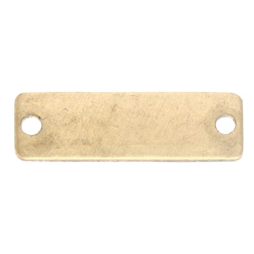 Mini distanziatore rettangolare ImpressArt 16x5 mm - Ottone x1
