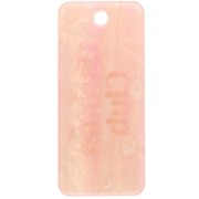 Pendente rettangolare 55x25 mm in acetato - Daronne Club - Salmone perlato x1
