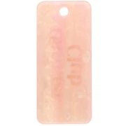Pendente rettangolare 55x25 mm in acetato - Daronne Club - Salmone perlato x1