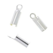 Chiudicordoncino tondo mm. 3 Placcatura argento fino x10|raw }}