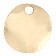 Oro 24 Carati - Zecchini rotondi ondulati da 8 mm - Dorati con oro fino x10 Zecchini rotondi ondulati da 8 mm - Dorati con oro fino x10