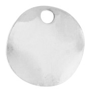 Zecchini rotondi ondulati da 8 mm - Placcatura in argento fino x10