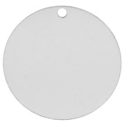 Zecchino da incidere 20 mm - spessore 0,4 mm - Argento 925 x1