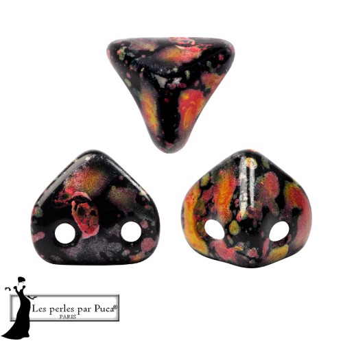 Perla in vetro Super-Khéops® di Puca® 6 mm - Smalto arancione x10 g