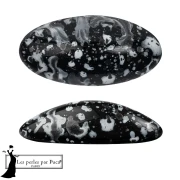 Athos 3D di Puca® - cabochon ovale in vetro 20x10 mm - Enamel Grey x1