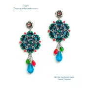 Perla in vetro Delos® di Puca® 6x11 mm - Enamel Red x10g