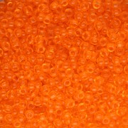 Rocaille Miyuki 11/0 137 - Arancione chiaro trasparente x8g|raw }}