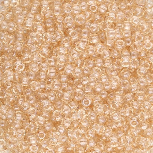 Rocaille Miyuki 11/0 161 - Trasparente Champagne Luster x8g