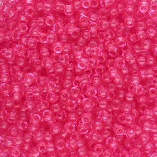 Rocaille Miyuki 11/0 1308 - Tinto trasparente Bubble Gum Pink x8g
